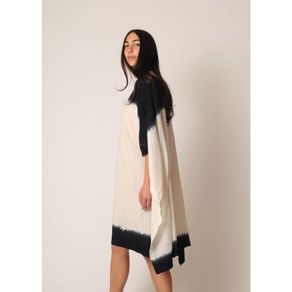 UZI NYC Dip Dye Caftan One Size - Picture 3 of 9